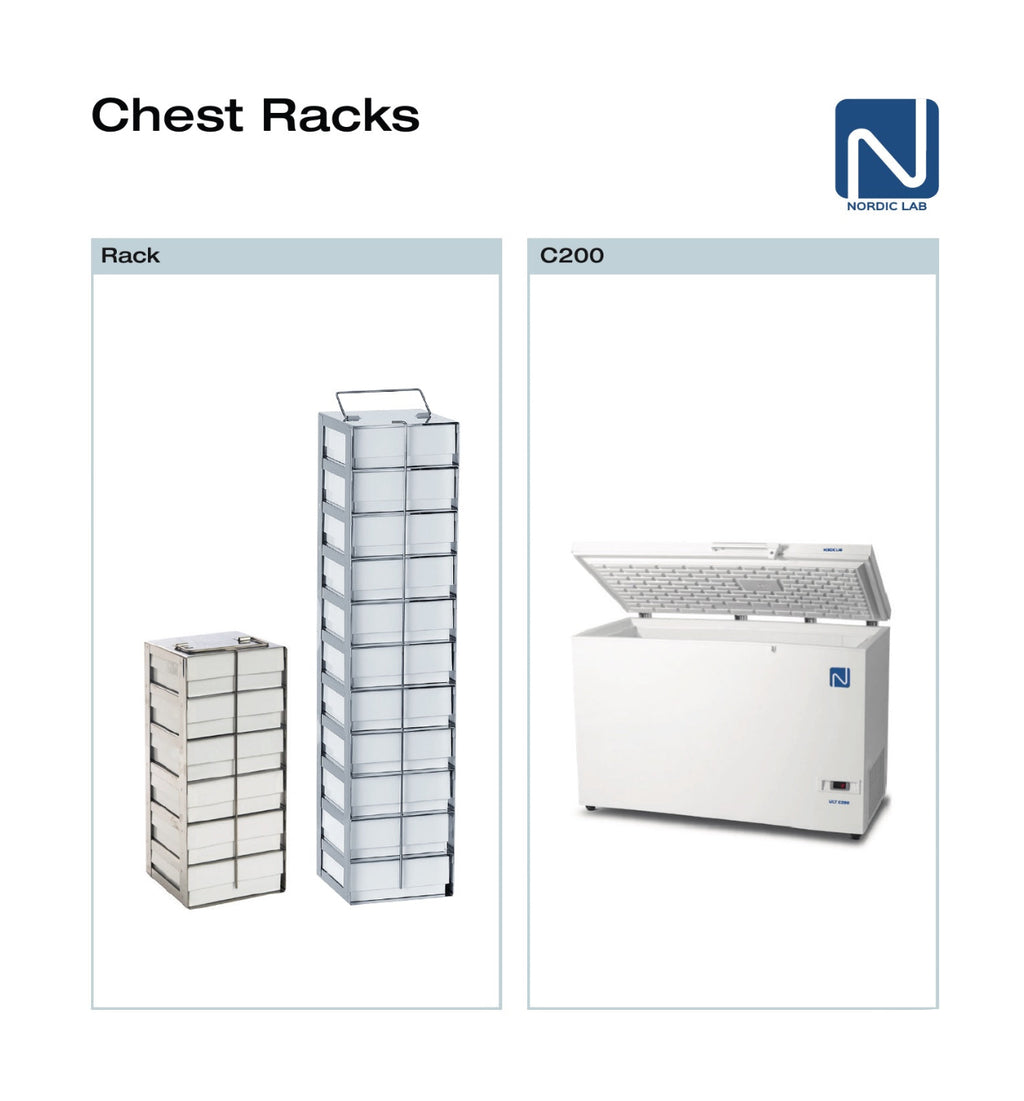 Chest Freezer Racks with Boxes & Dividers